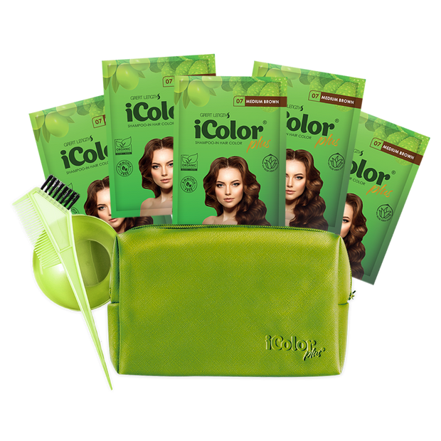 iColor Plus Browns Limited Edition Green Pouch (With free kit)