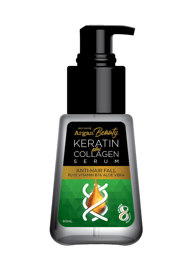 Argan Beauty Keratin With Collagen Hair Serum 65mL