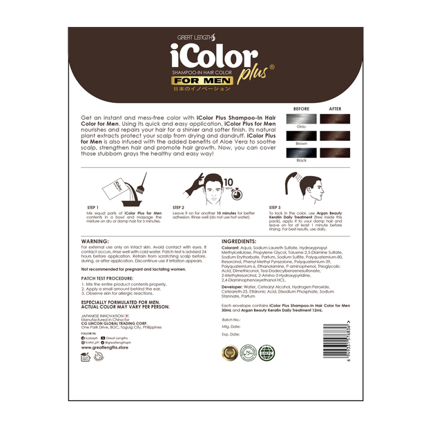 iColor Plus for Men 30mL - Dark Brown