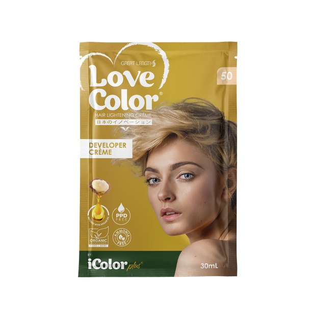 LoveColor Hair Lightening Crème 20g + 30ml (Vanilla Blonde)