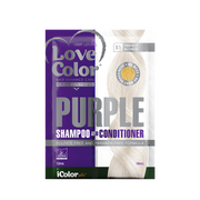 LoveColor Purple Shampoo 12ml + Purple Conditioner 18ml
