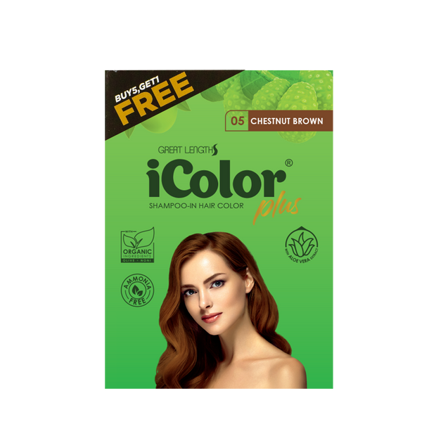 iColor Plus Shampoo-In Hair Color 25mL/30mL 5 + 1 FREE